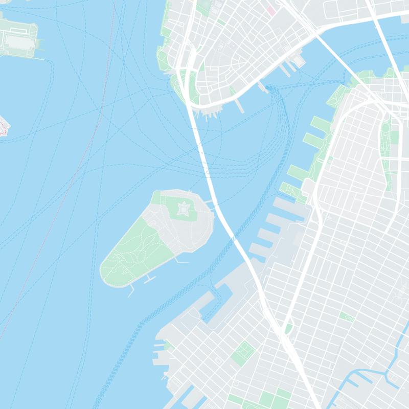 Governors Island, New York, 10004, NY, United States map image
