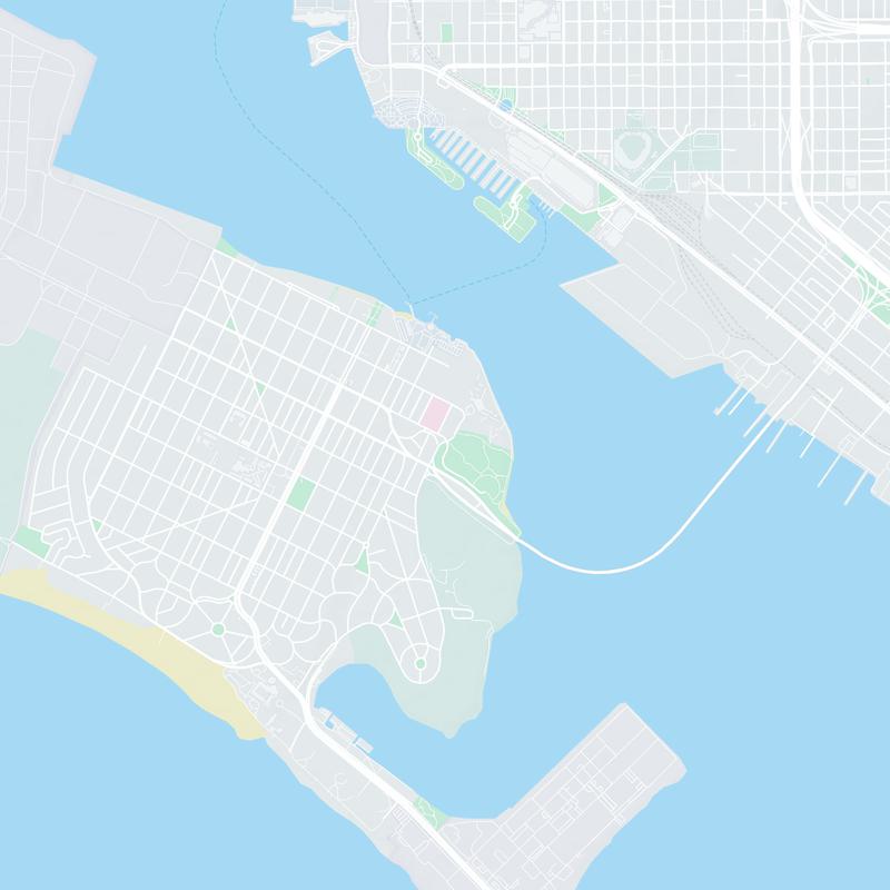 Tidelands Park, 2000 Mullinex Drive, Coronado, 92118, CA, United States map image