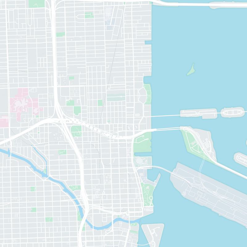 Miami River Walk, Miami, 33132, FL, United States map image